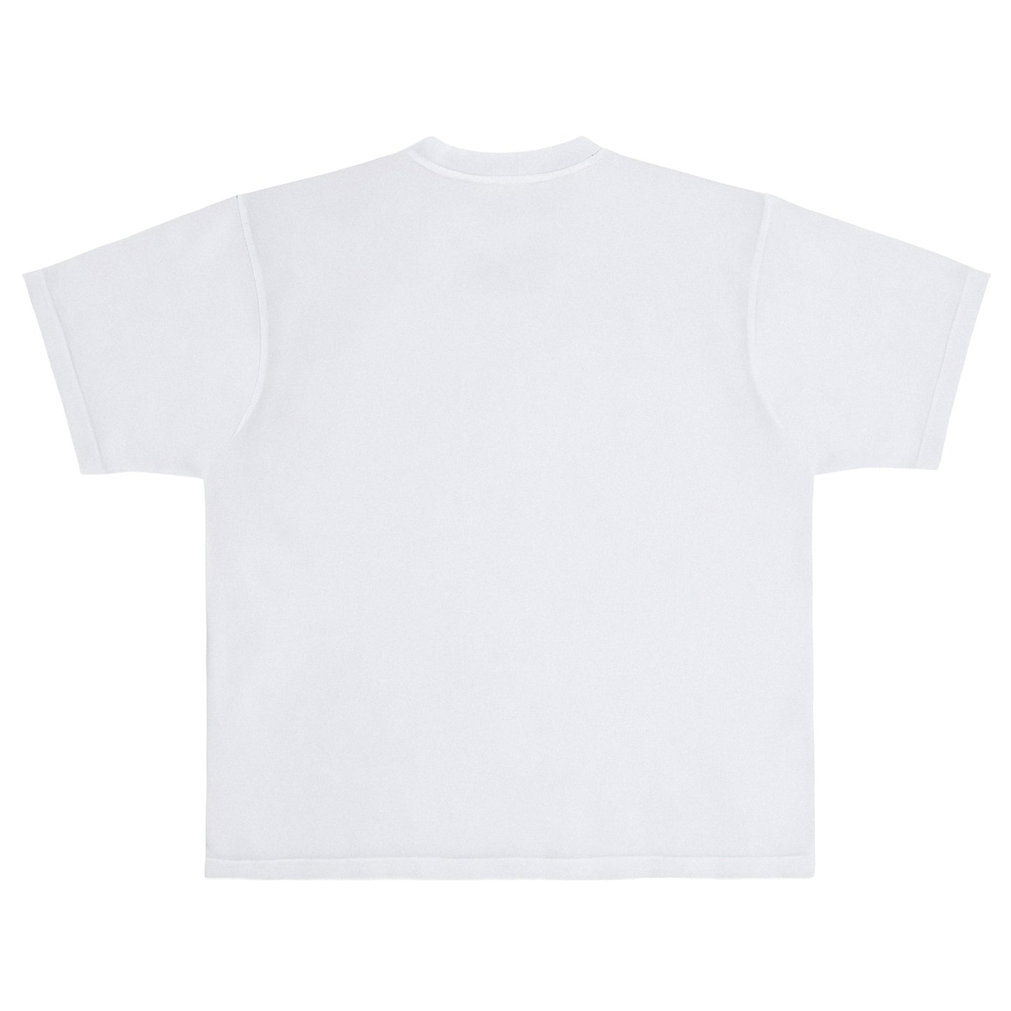 White heavyweight crew neck vintage shirt