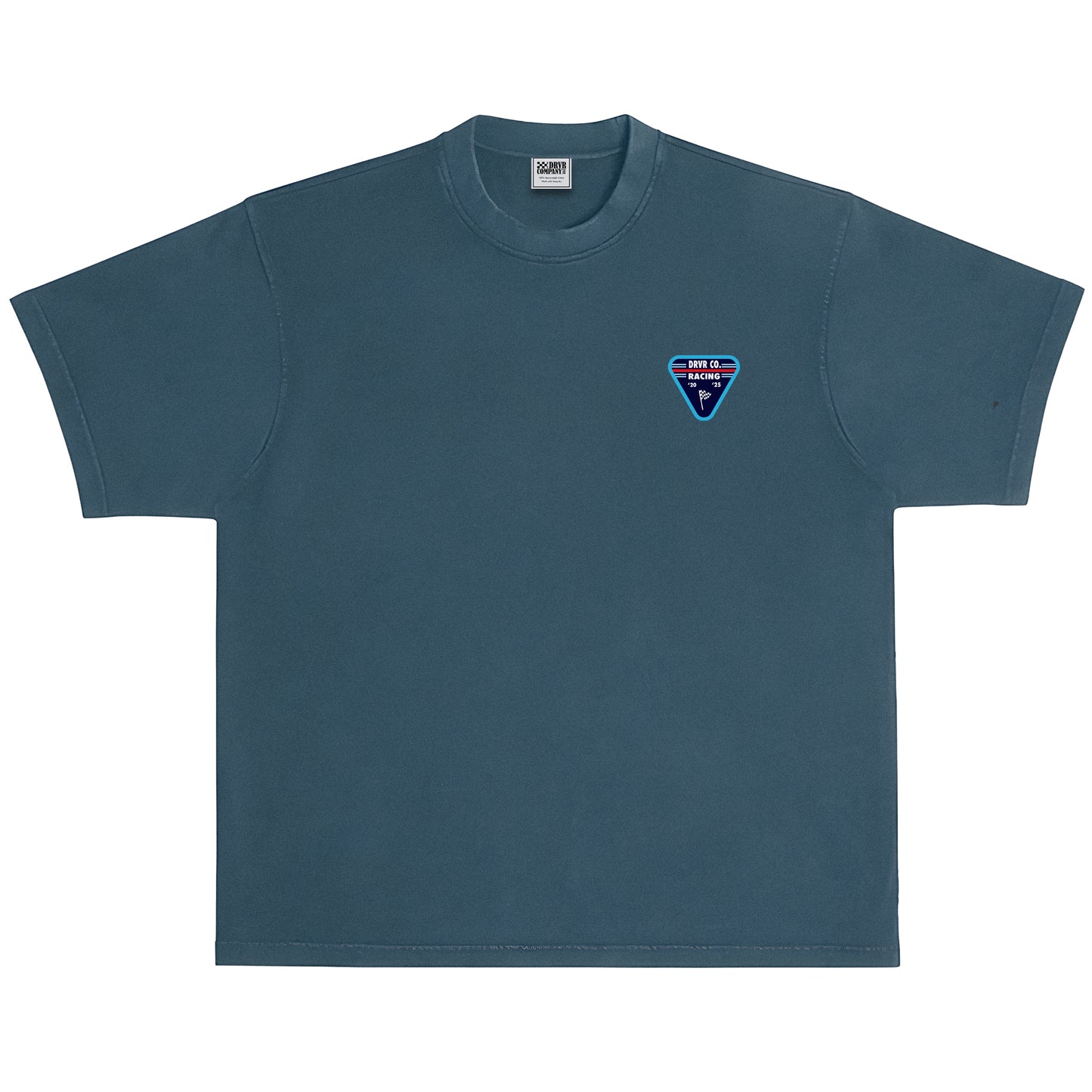 Blue heavyweight crew neck vintage shirt with Porsche Turbo and Martin Livery