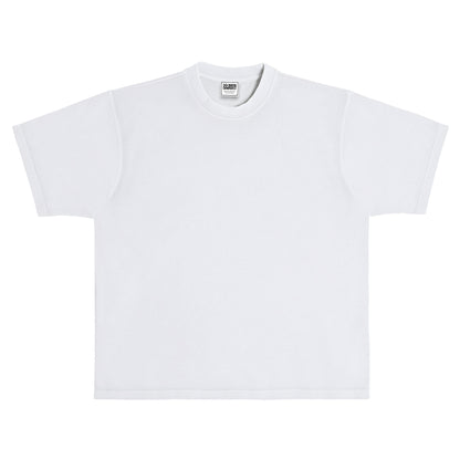 White heavyweight crew neck vintage shirt