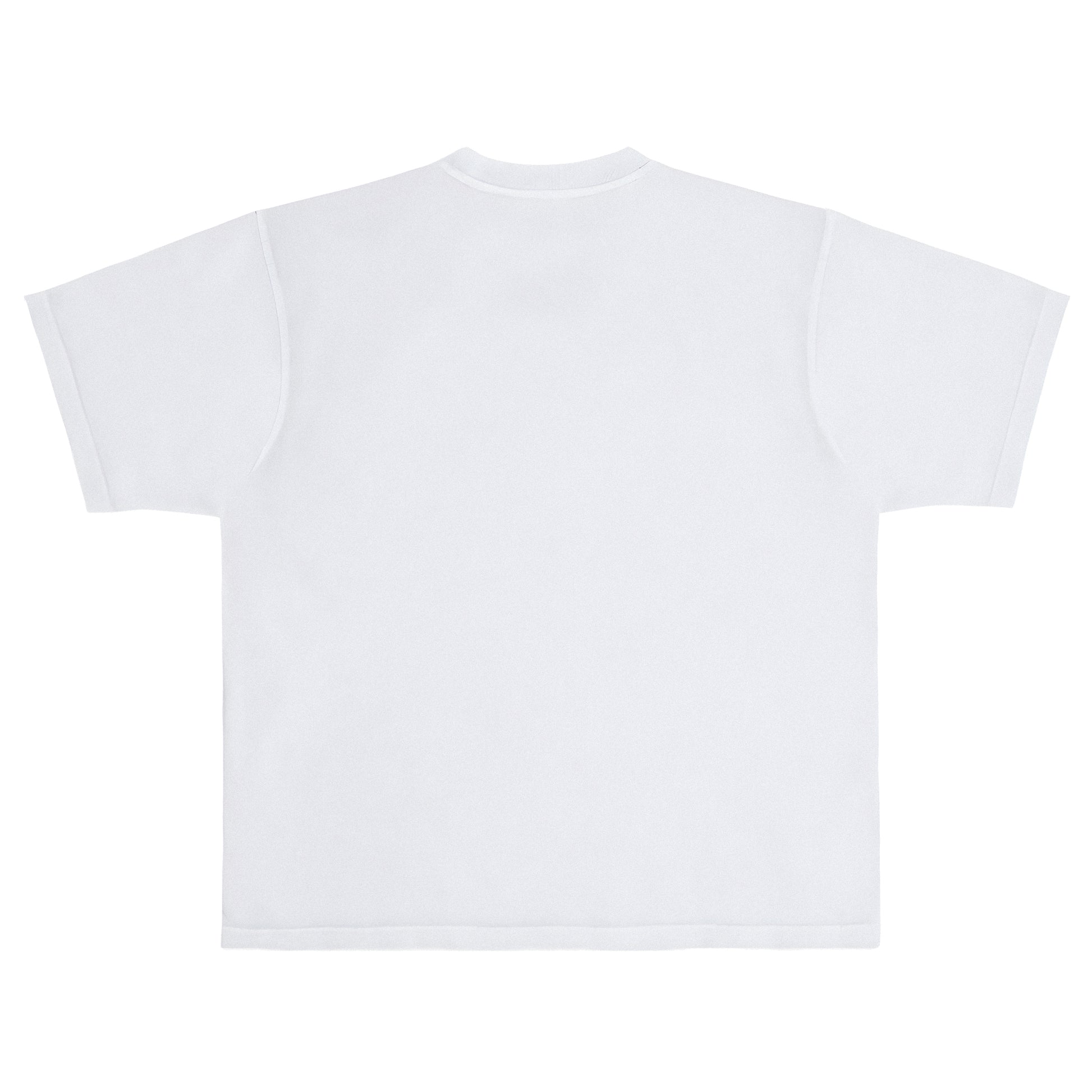 White heavyweight crew neck vintage shirt