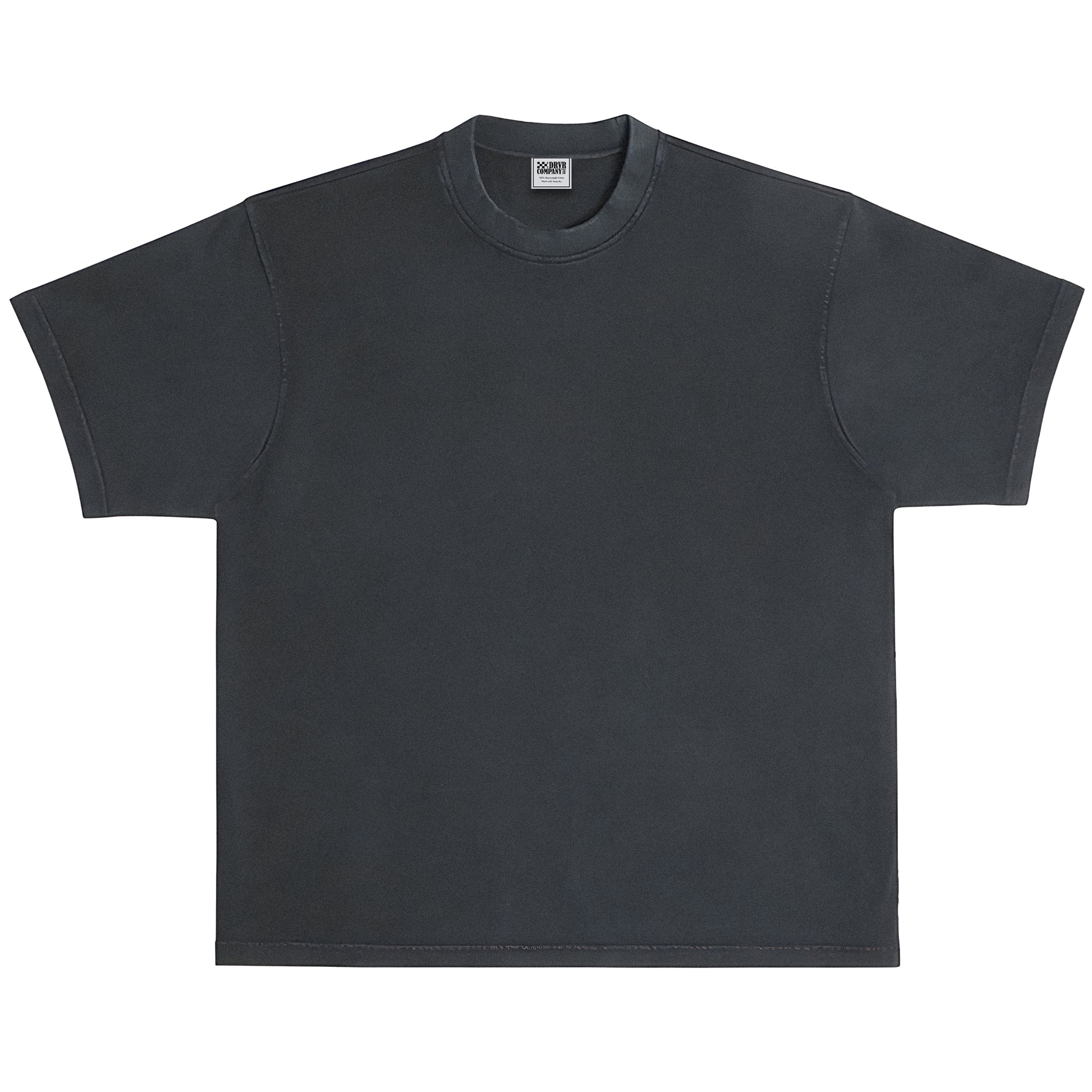 Black heavyweight crew neck vintage shirt